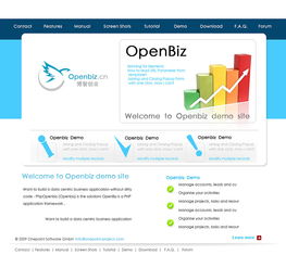 OpenBiz網站設計與制作 五步打造專業高效的商業網站